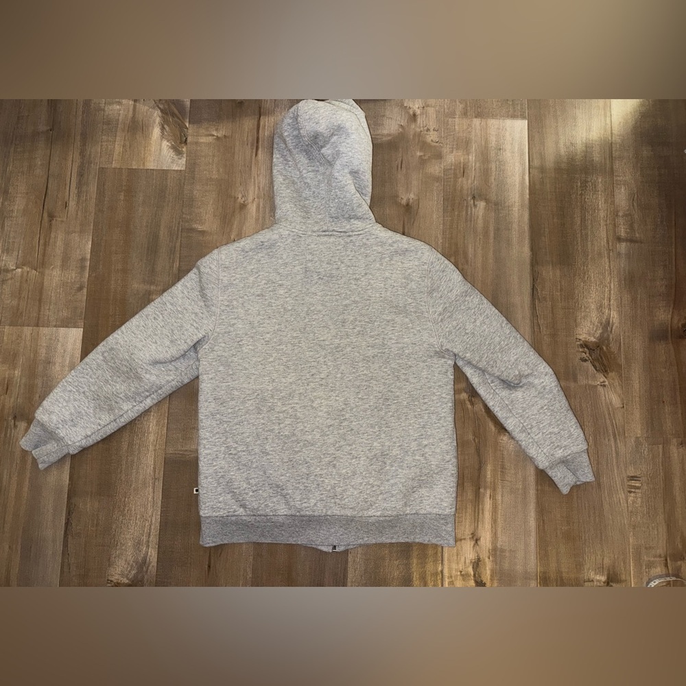 Lucky Brand Luckyville Bulldogs Gray Sherpa Lined Full Zip Youth 10/12 - Picture 7 of 7